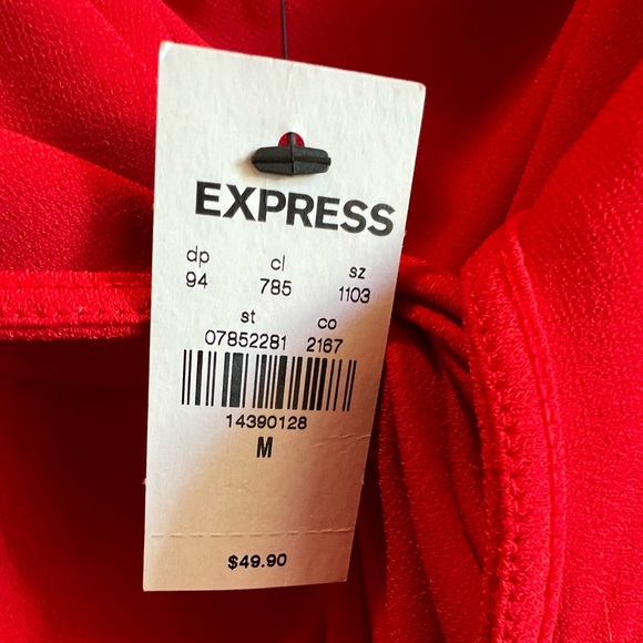 NWT Express Halter Neck Twist Front Mini Dress Women’s Size Medium - Picture 10 of 10